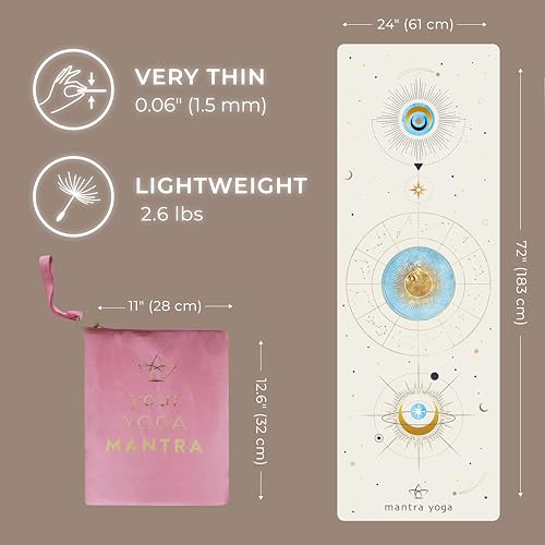 Mantra Yoga Travel PRO 1.5mm - Tapete -WhiteSky - Imagen 3