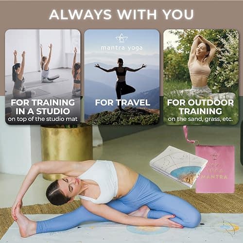 Mantra Yoga Travel PRO 1.5mm - Tapete -WhiteSky - Imagen 4