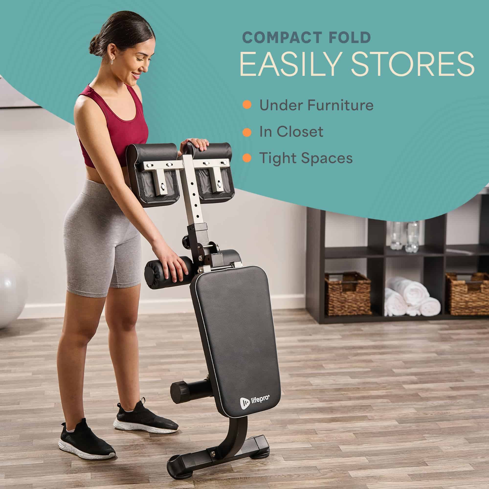 Banco de Hiperextensión Lifepro Roman Chair - Máquina - Imagen 7