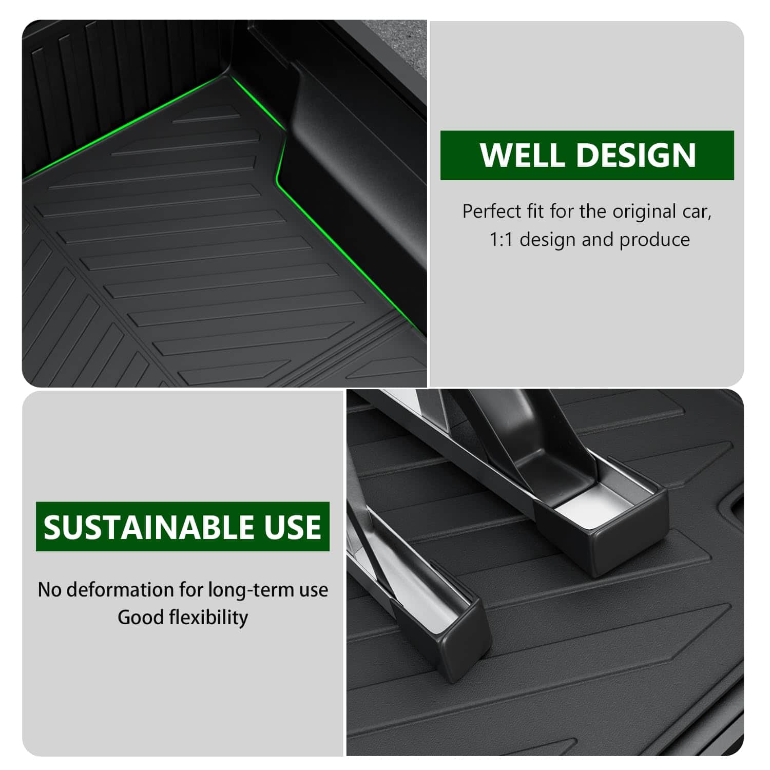 xipoqix 6FT Bed Mat Compatible con Toyota Tacoma 2005-2023 - Imagen 6