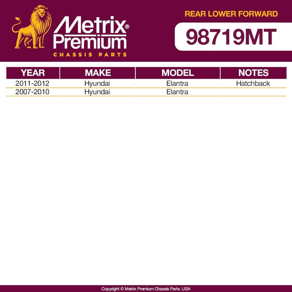 Metrix Premium Chassis Parts - 2 PC Rear Lower Forward - Imagen 3