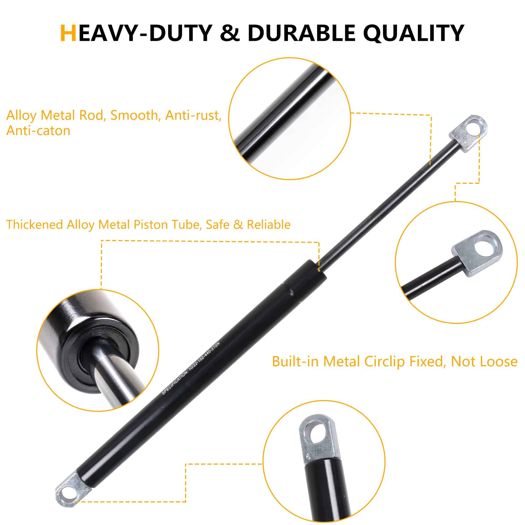 RERPRO Amortiguador de Caja de Volteo Compatible con - Imagen 4