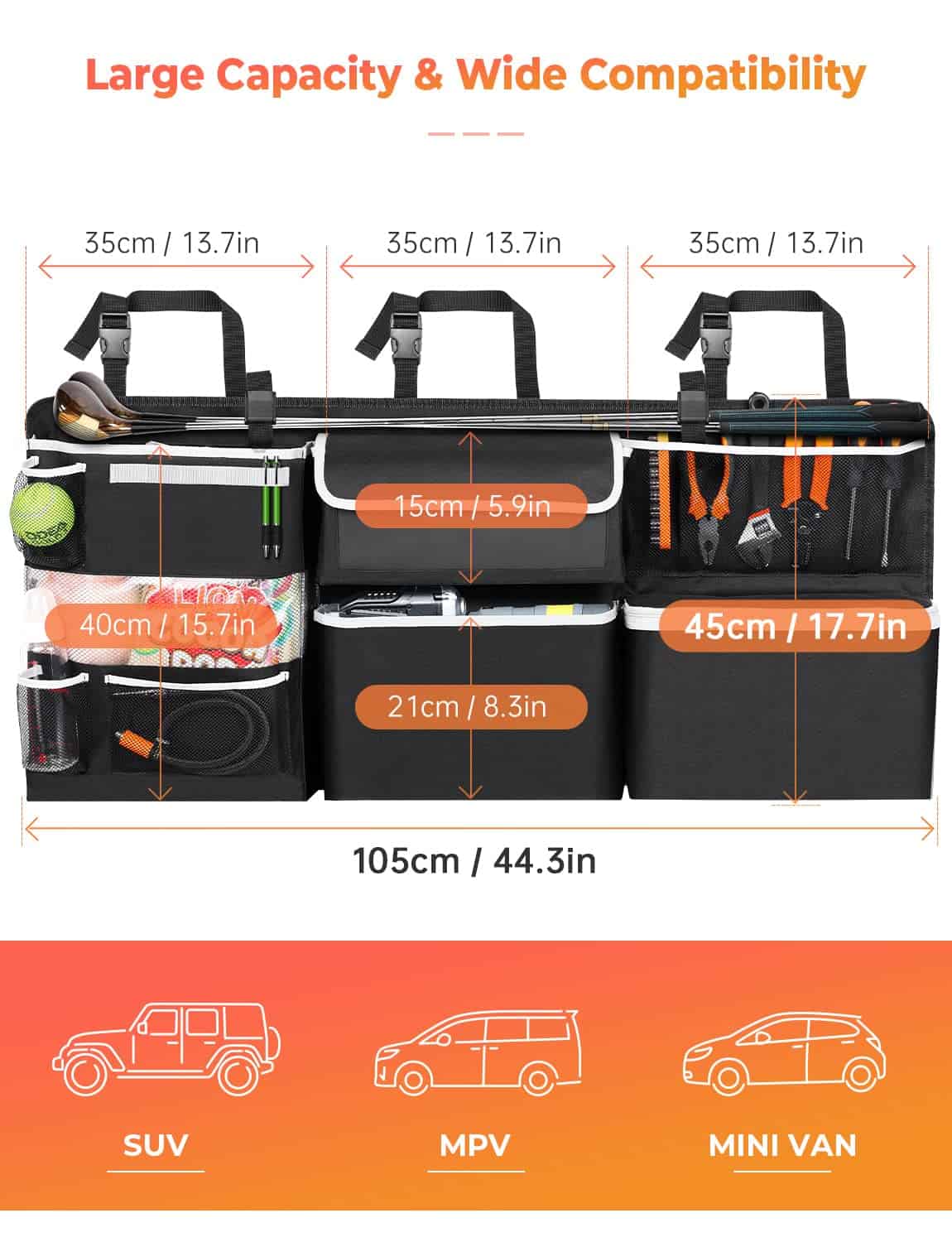 Organizador de Almacenamiento para Automóvil Oasser, Nueva - Imagen 5