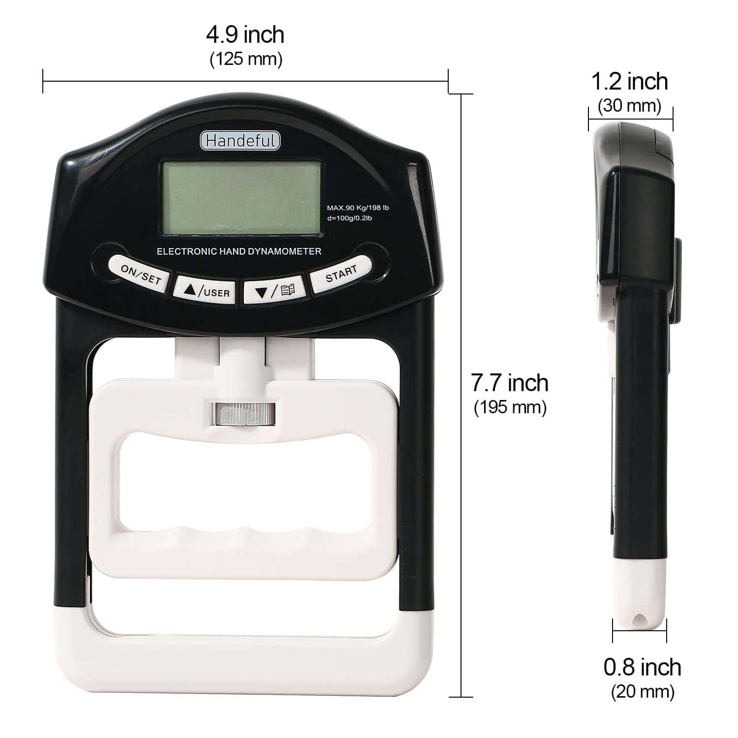 Medidor de fuerza de agarre de mano - Dinamómetro para - Imagen 7