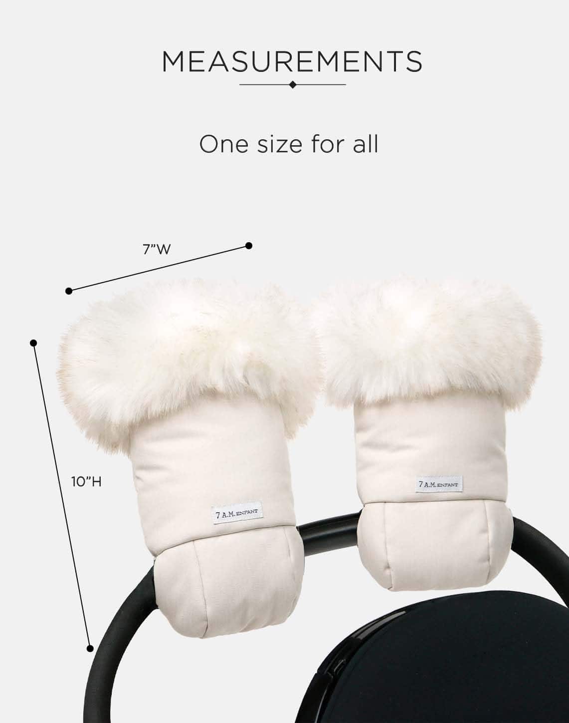 Guantes Stroller Warmmuffs de 7AM Enfant - Mitones - Imagen 7