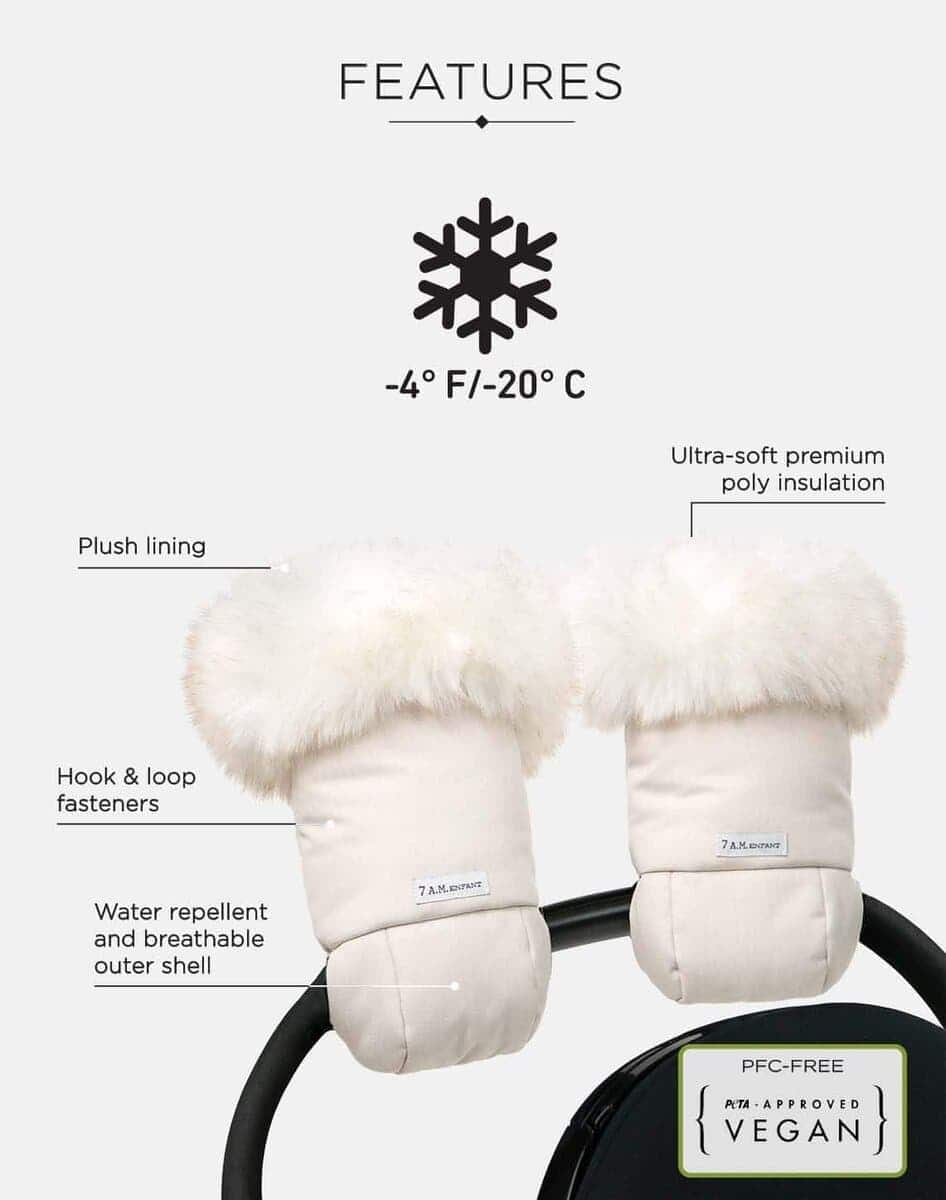 Guantes Stroller Warmmuffs de 7AM Enfant - Mitones - Imagen 4