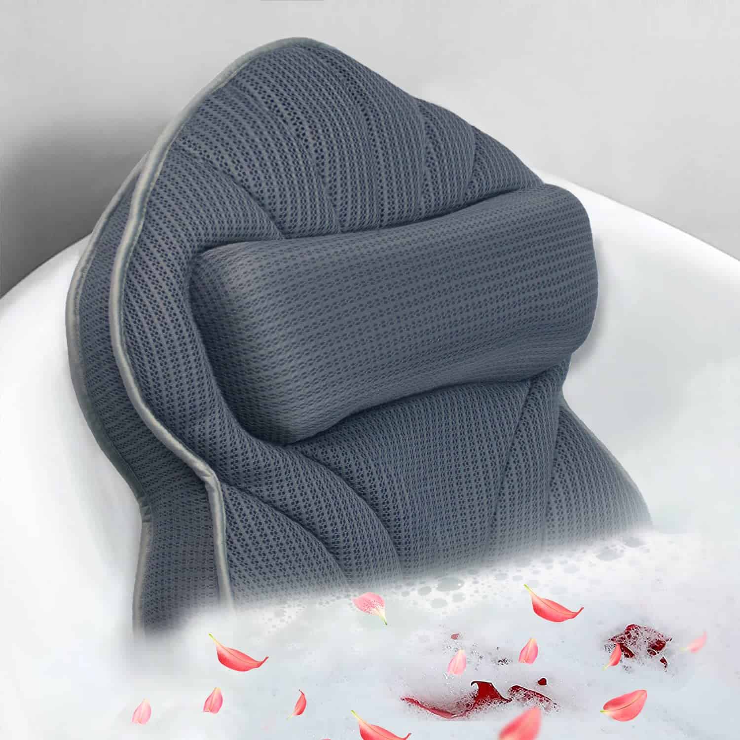Almohada de Baño Extra Gruesa Poemland con Soporte para