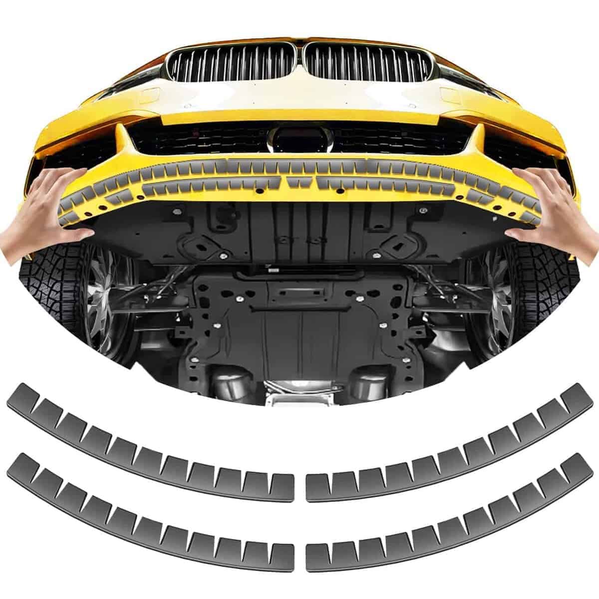 Protector de raspaduras de labio delantero UOUSIYDSK 4 Pack