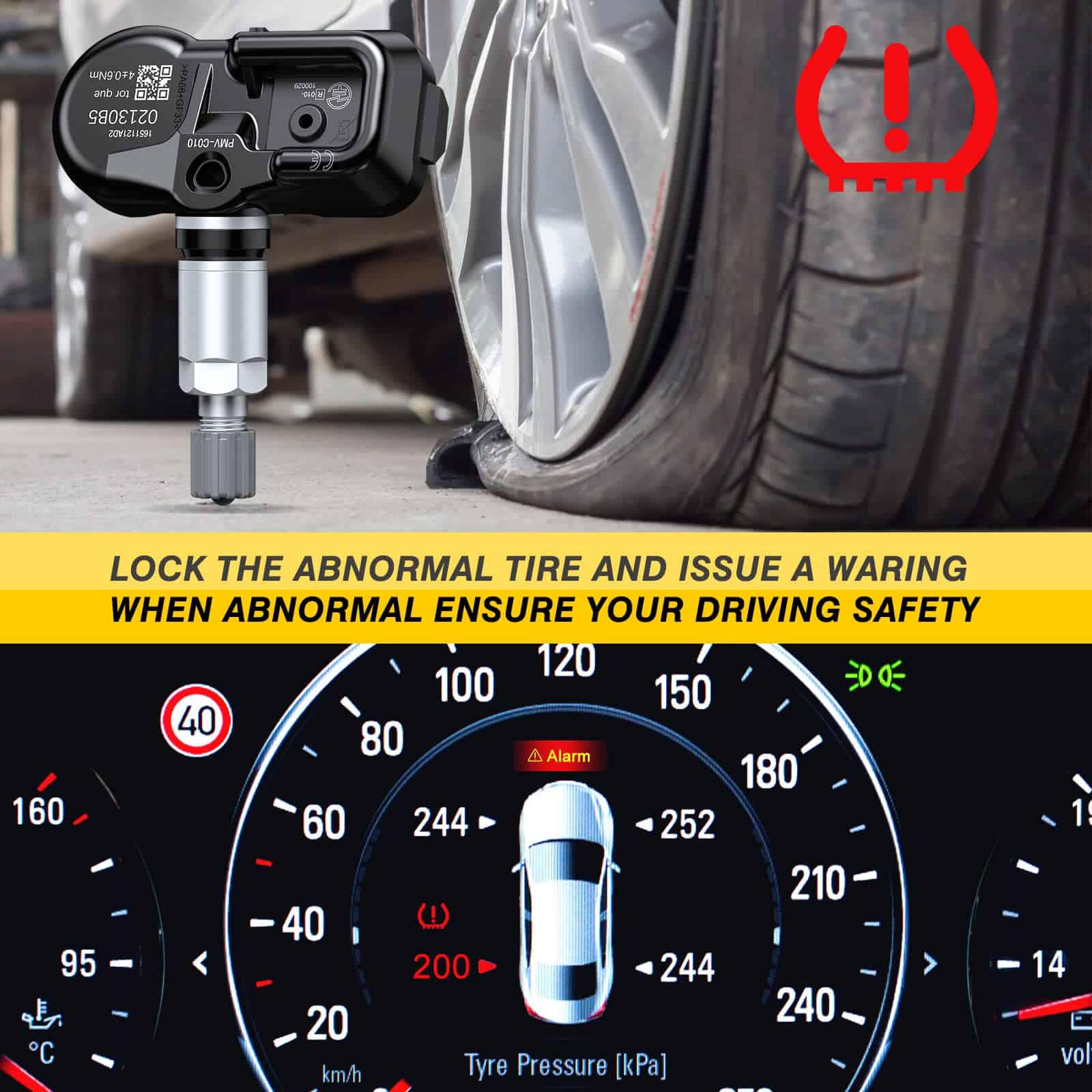 Sensor de presión de neumáticos TPMS adecuado para Toyota - Imagen 7