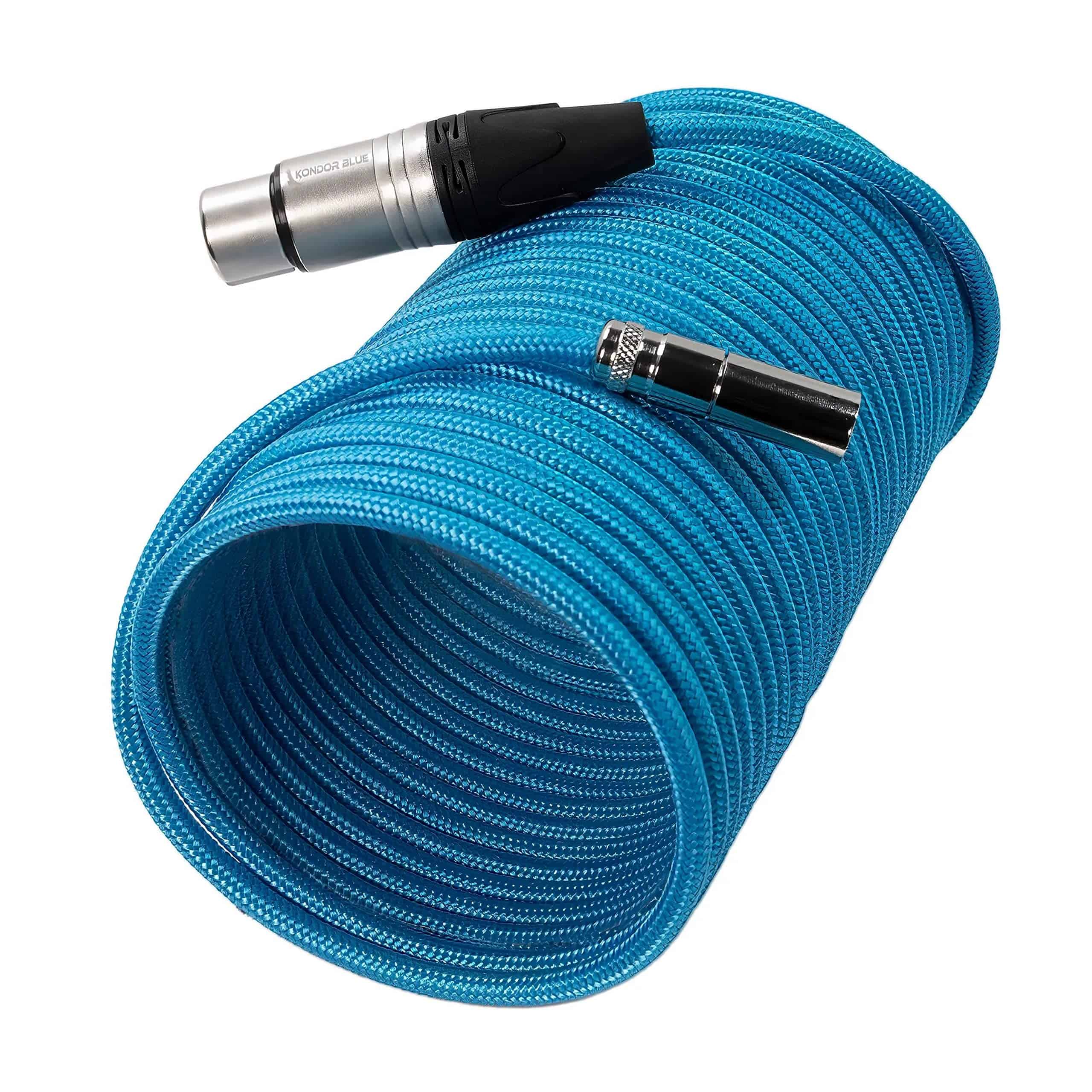 Cable de Audio KONDOR BLUE Macho XLR a Hembra XLR (Padre)