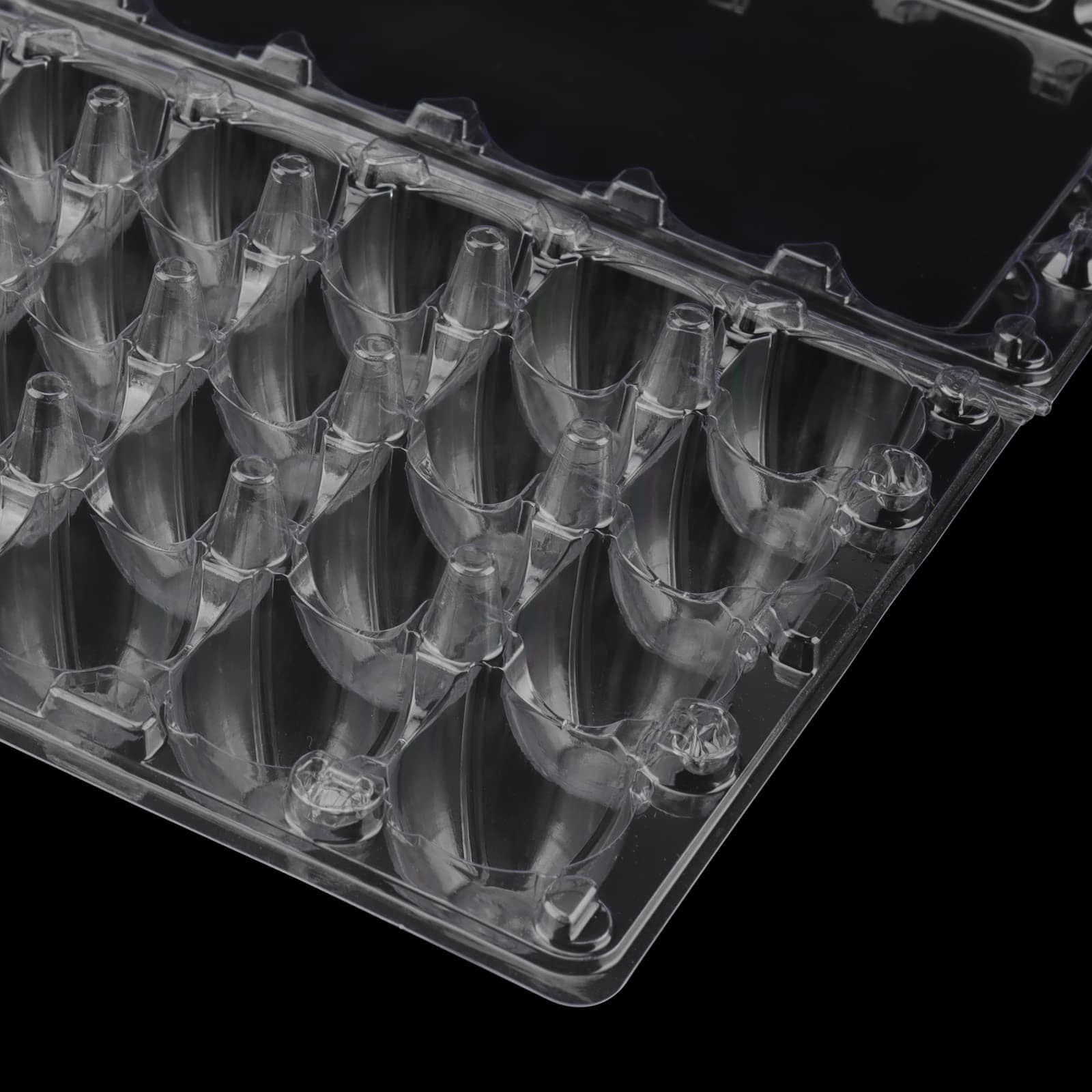 LEXININ 100PCS 24 Grid Quail Egg Cartons, Contenedores de - Imagen 4