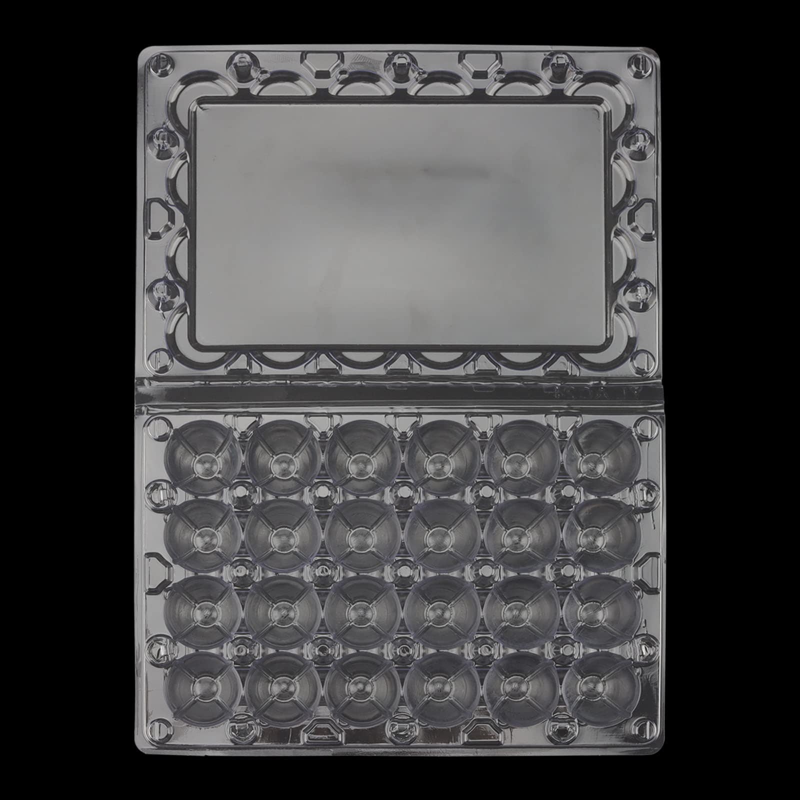 LEXININ 100PCS 24 Grid Quail Egg Cartons, Contenedores de - Imagen 7