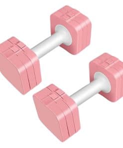 Juego de 2 mancuernas ajustables inteligentes para mujeres