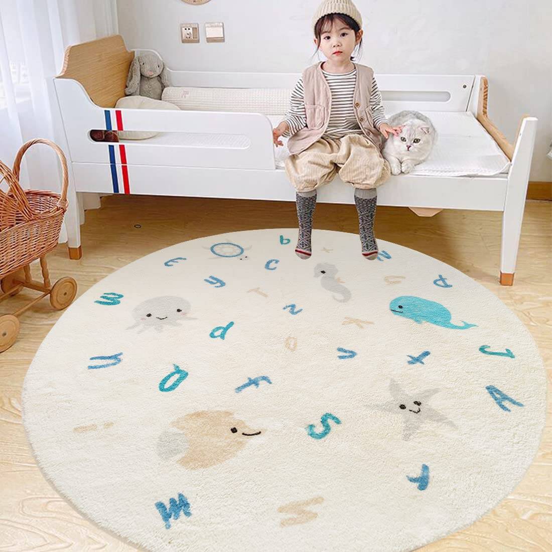 Tapete de Juego para Niños ABC Poowe Peces Lindos Alfombra