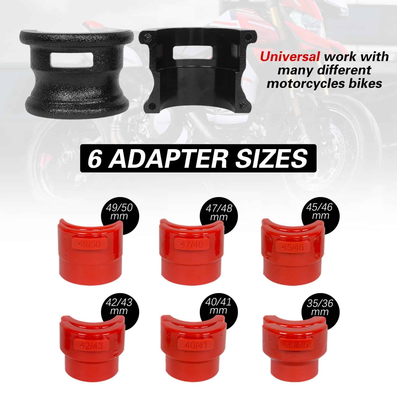 Juego de Herramientas Para Conducir Sellos de Horquilla de - Imagen 8