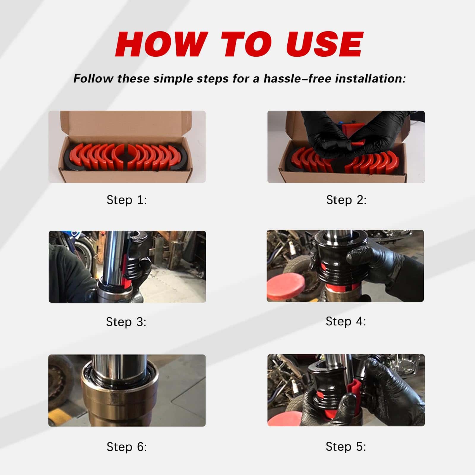Juego de Herramientas Para Conducir Sellos de Horquilla de - Imagen 5