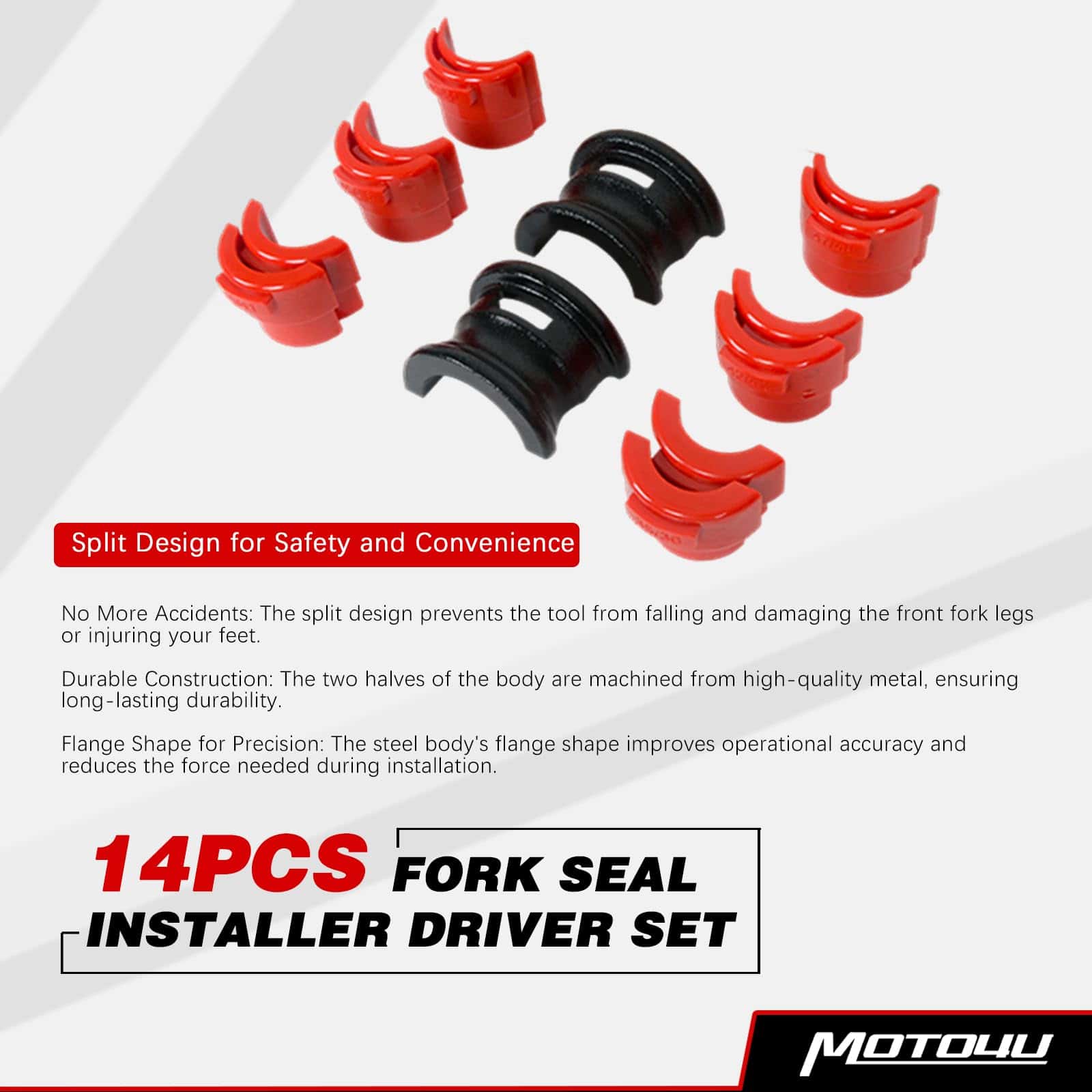 Juego de Herramientas Para Conducir Sellos de Horquilla de - Imagen 4