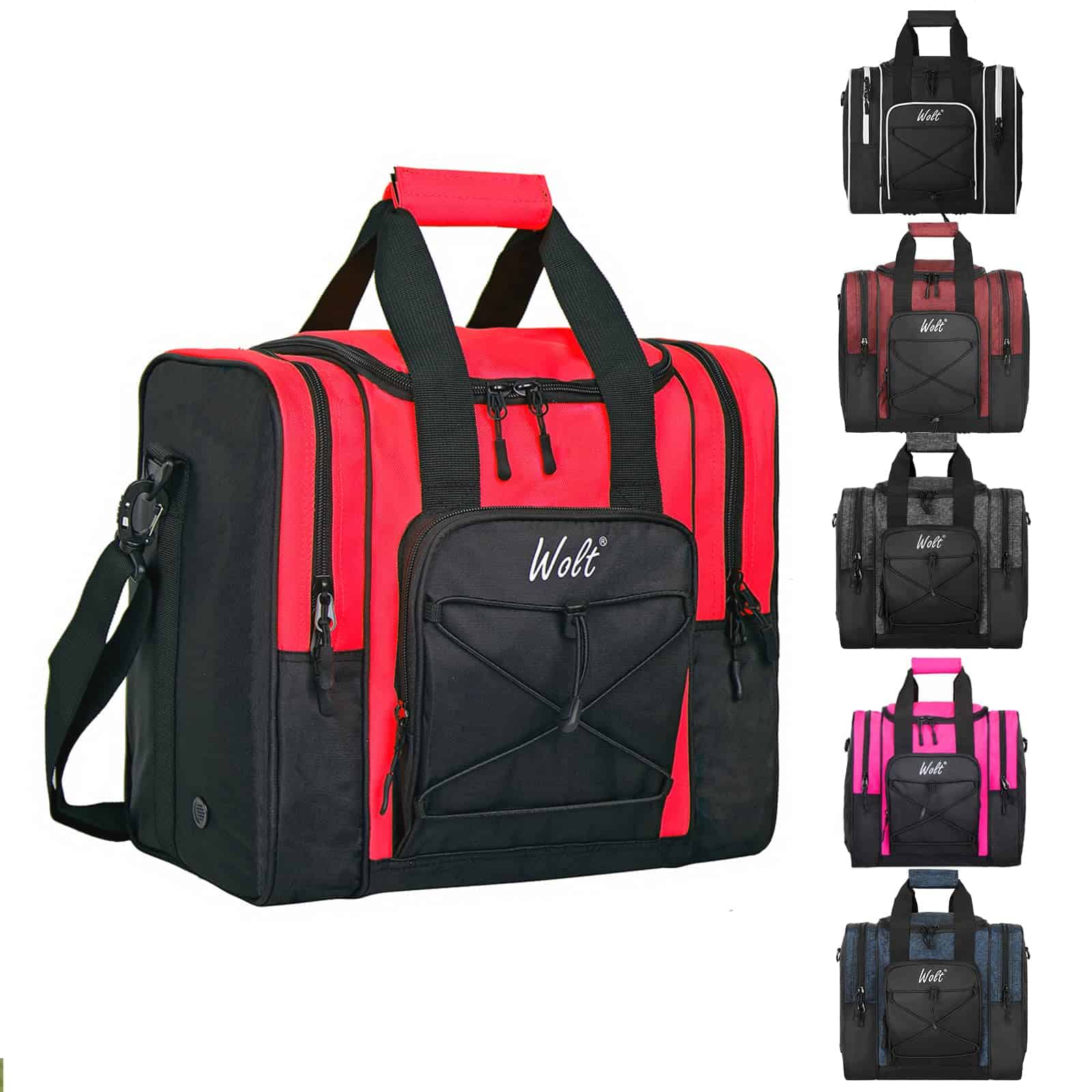 Bolsa de bolos WOLT para una bola - Bolsa de bolos con