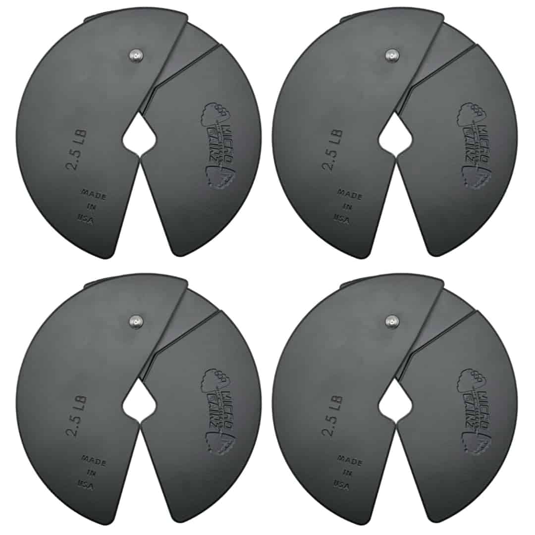 Placa de peso fraccional para mancuernas Micro Gainz de 2.5