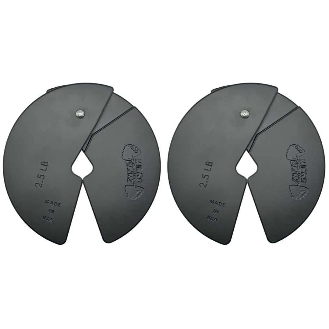 Micro Gainz Placa de Peso Fraccional de 2.5 lb para