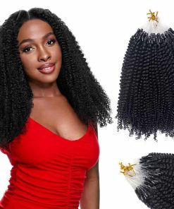 Extensiones de Cabello de Microlink Pelo Humano para