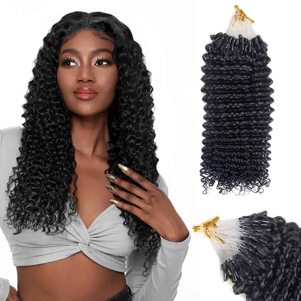 Extensiones de Cabello Micro Links para Mujeres Negras
