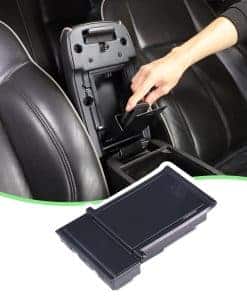 Organizador de consola central con bandeja de