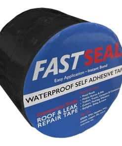 Cinta de reparación para techo de RV FastSeal, 6" x 50'
