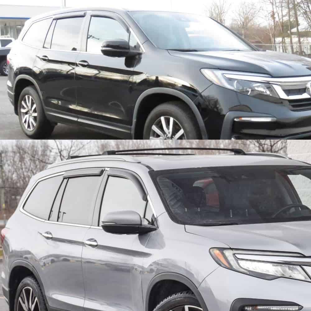 Deflector de ventanas de humo para sol y lluvia, protector - Imagen 3