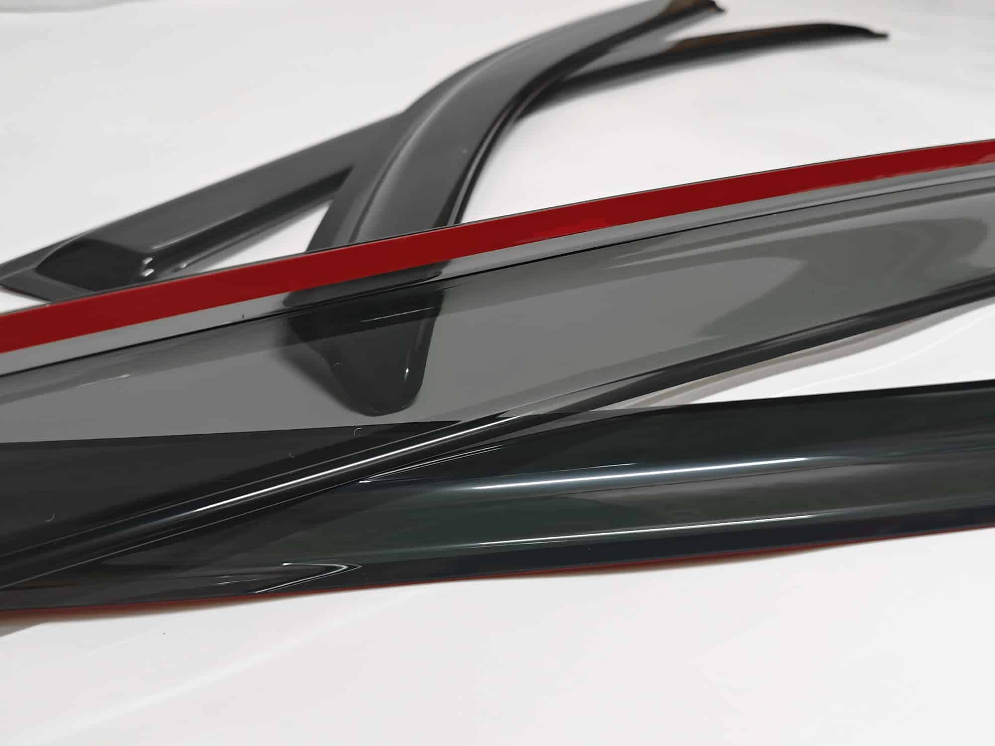 Deflector de ventanas de humo para sol y lluvia, protector - Imagen 10