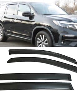 Deflector de ventanas de humo para sol y lluvia, protector