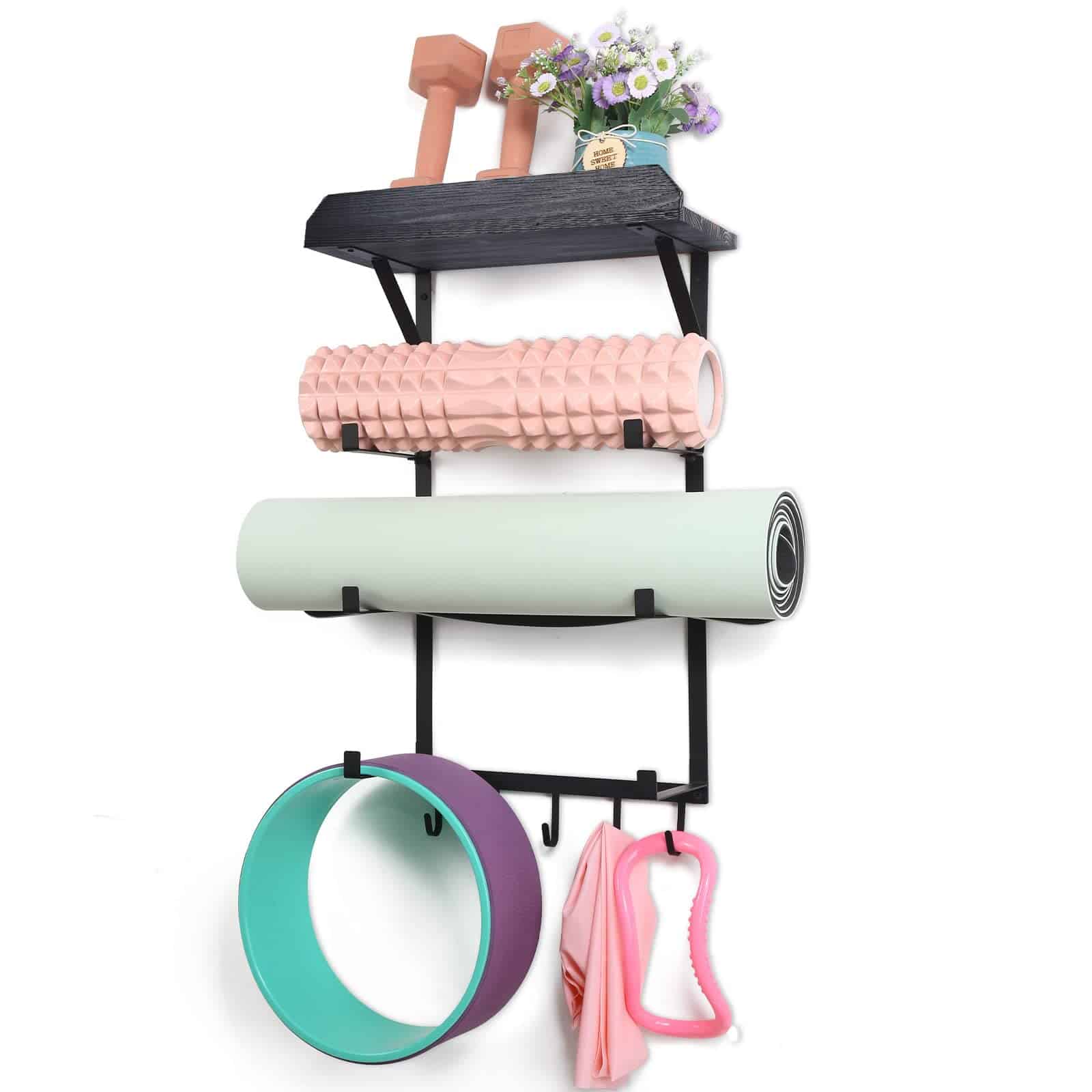 Soporte de Pared para Tapete de Yoga DOCMON,17" x 28"