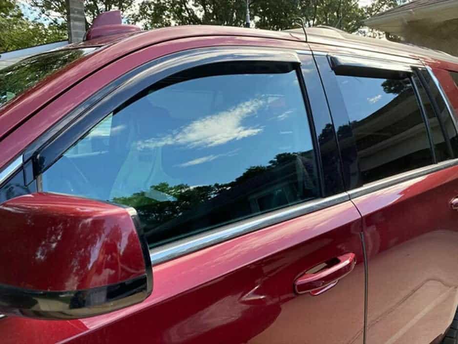 Deflector de ventana de lluvia y sol con viseras tintadas - Imagen 4
