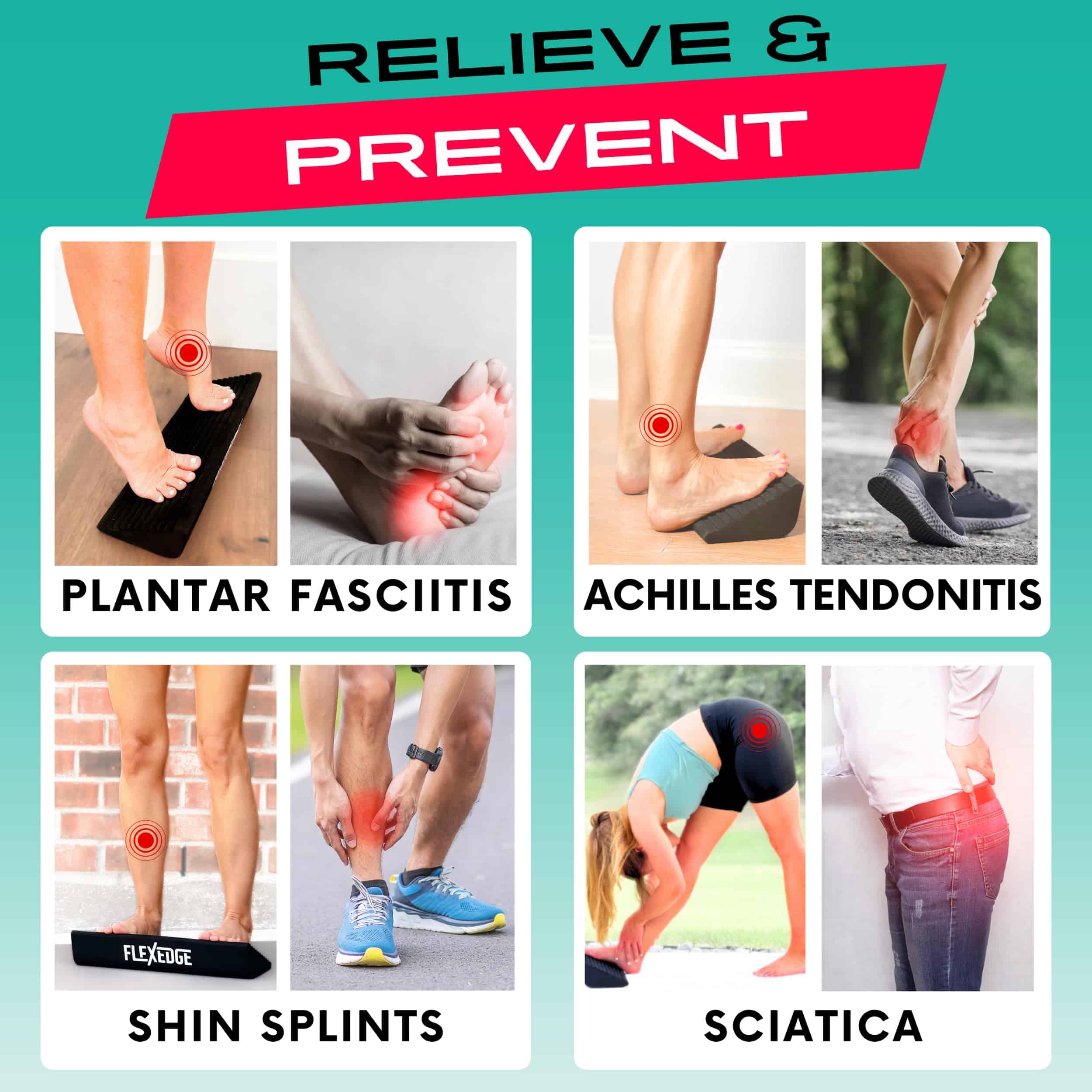 Tablero Inclinado para Estiramiento de Pantorrillas | - Imagen 7