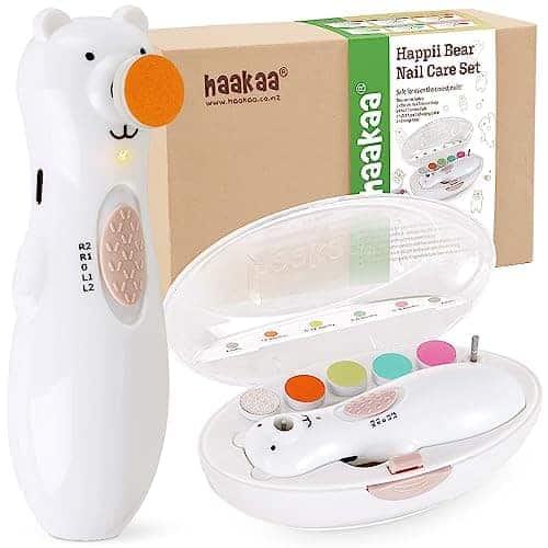 Cortauñas Eléctrico Haakaa para Bebés con Luz LED - - Imagen 9