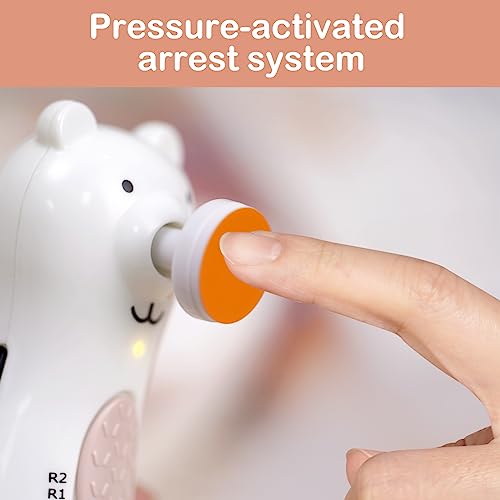 Cortauñas Eléctrico Haakaa para Bebés con Luz LED - - Imagen 7