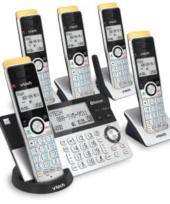 Teléfono inalámbrico VTech Super Long Range de 5 Handsets