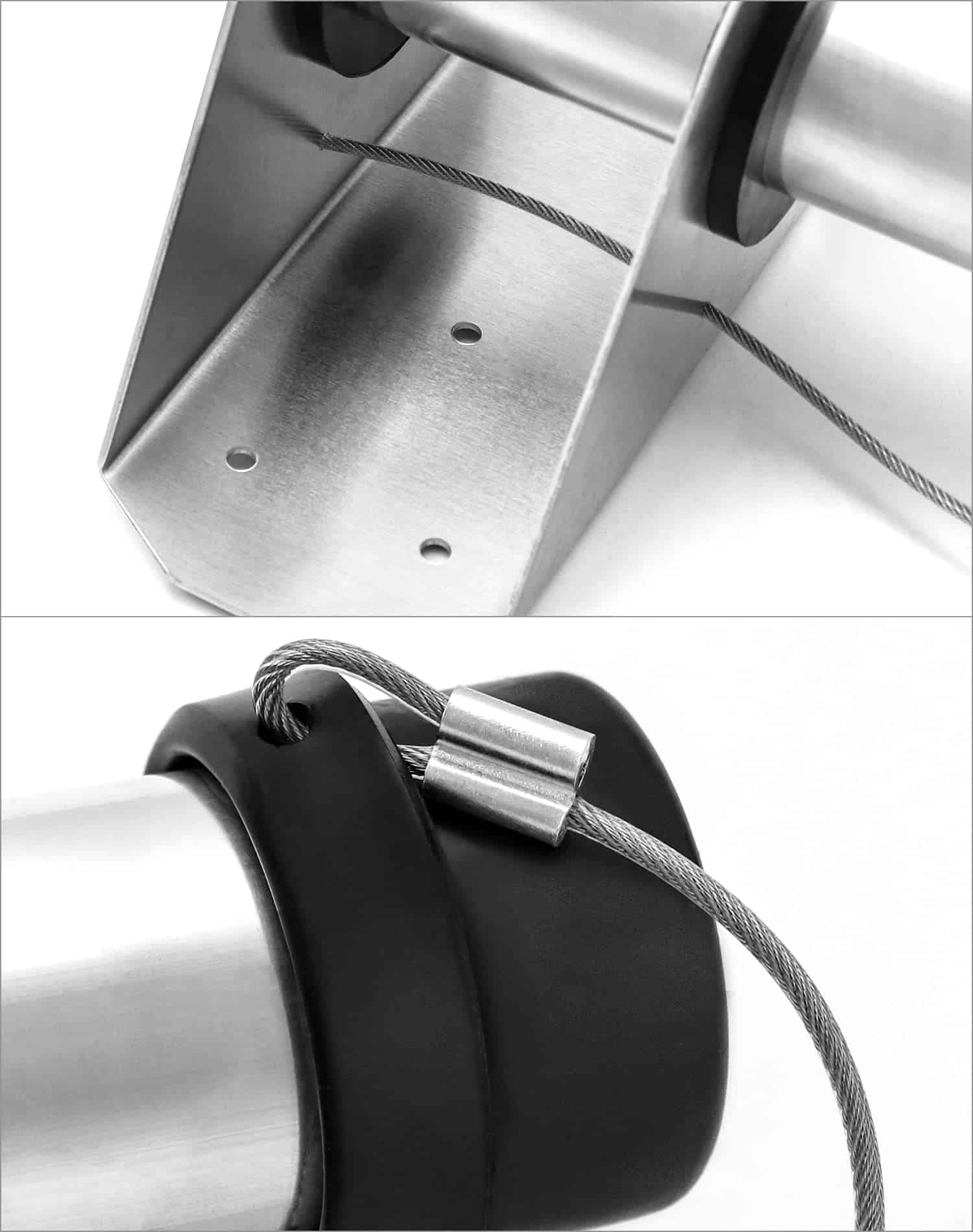 QWORK Caja Portadocumentos de Aluminio para Remolque, - Imagen 5