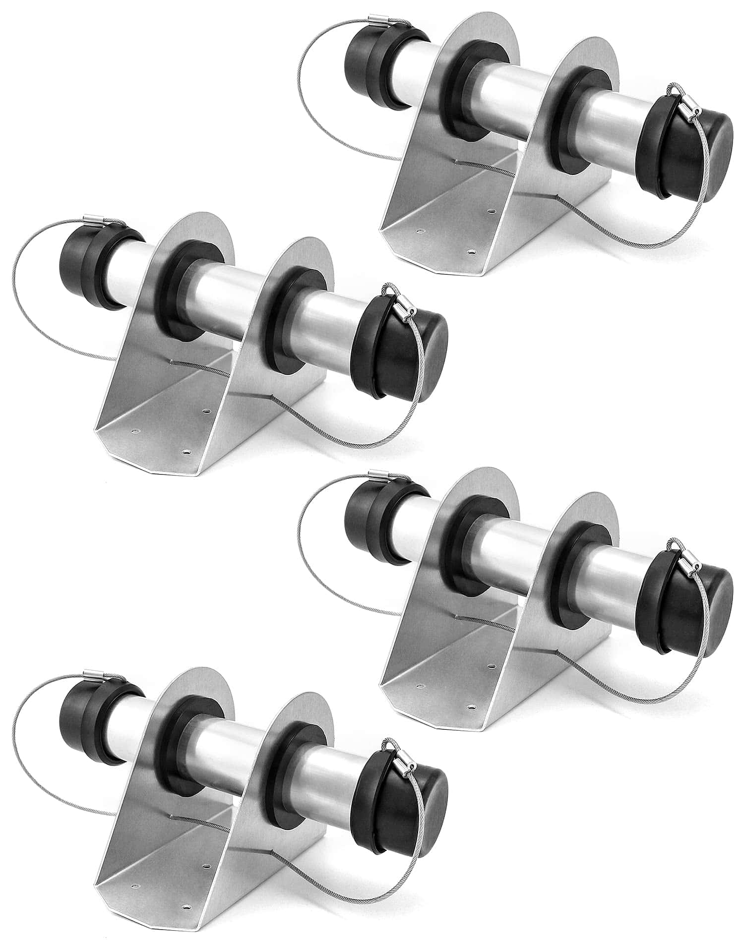 QWORK Caja Portadocumentos de Aluminio para Remolque, - Imagen 8