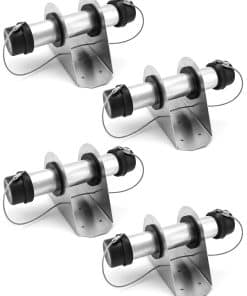 QWORK Caja Portadocumentos de Aluminio para Remolque,