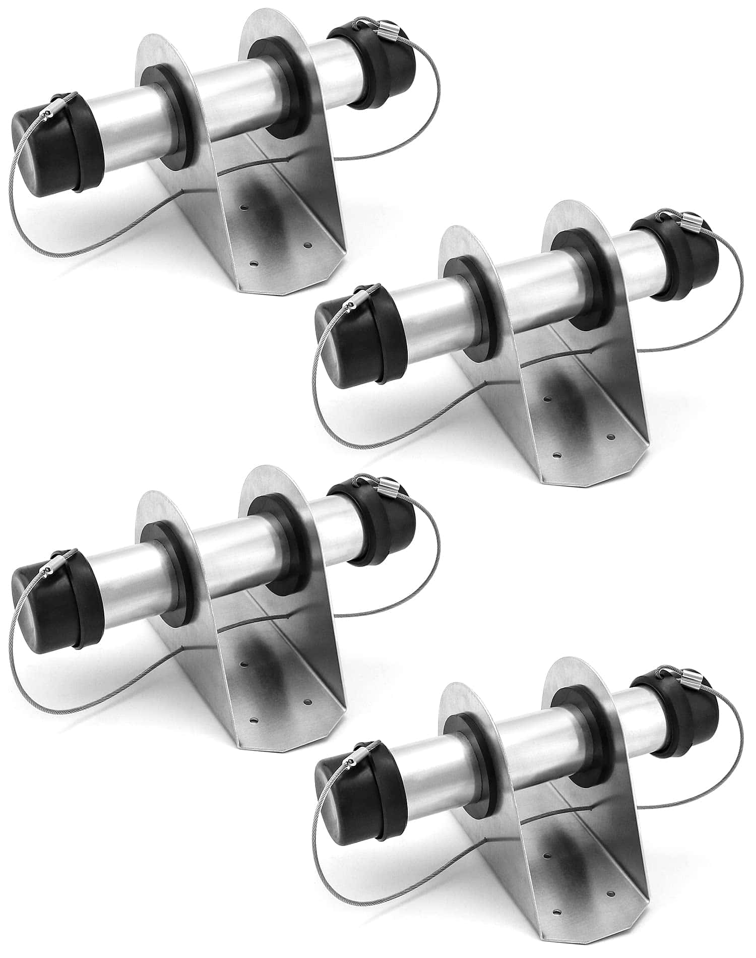 QWORK Caja Portadocumentos de Aluminio para Remolque,