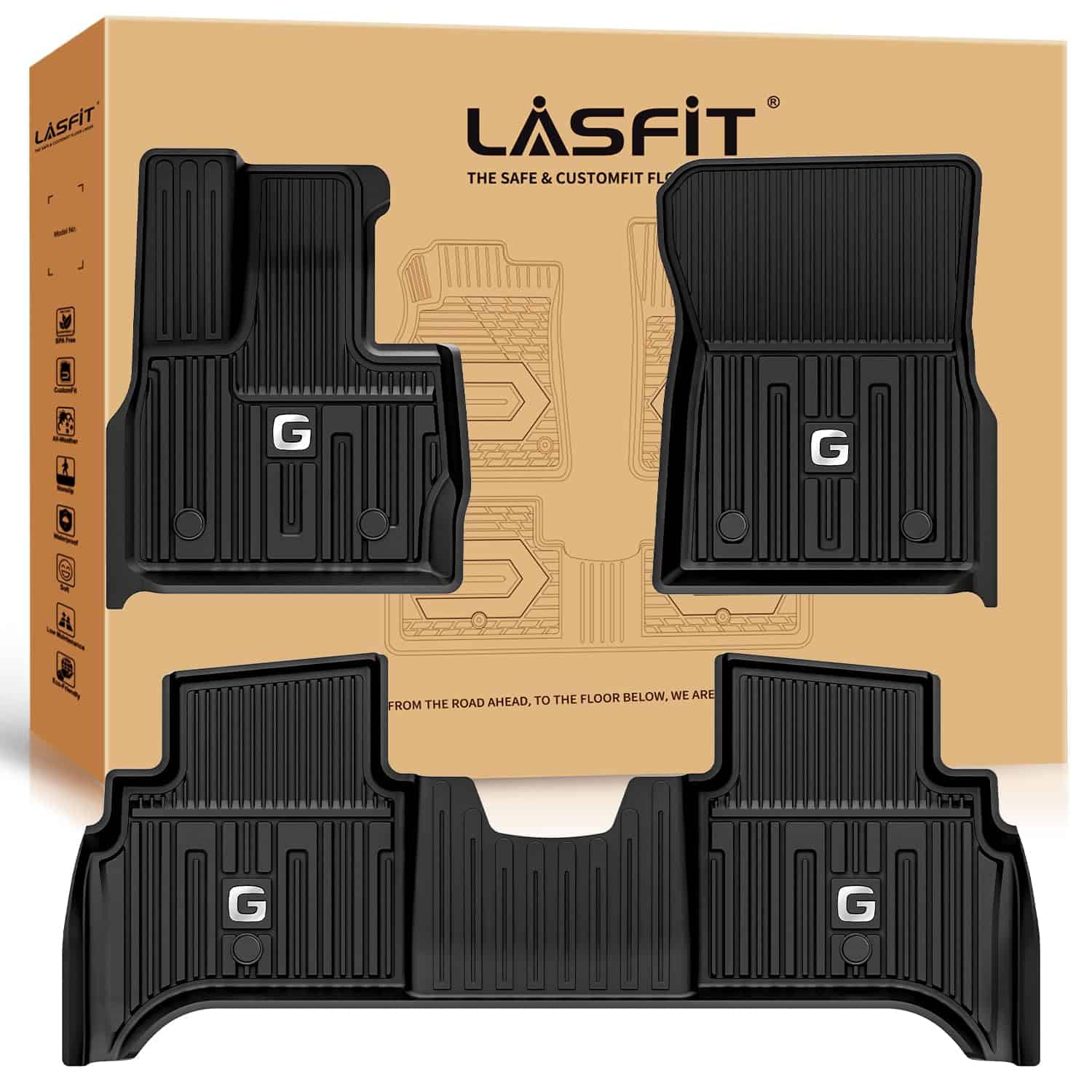 Tapetes LASFIT para Mercedes Benz G Class 2025 2024 2023