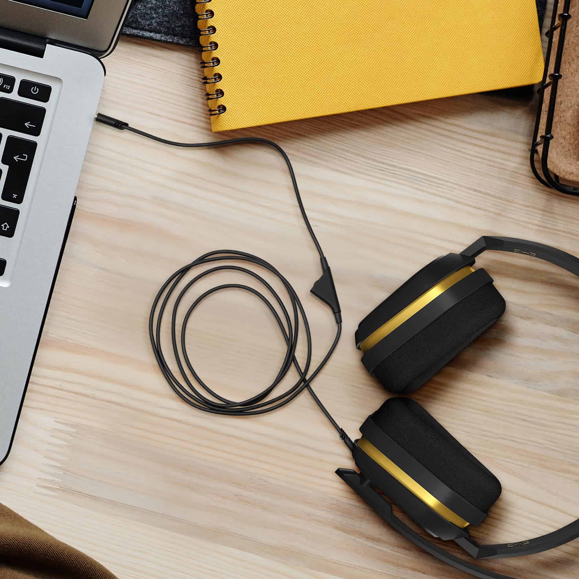 Cable de audífonos kwmobile Compatible con Logitech Astro - Imagen 4