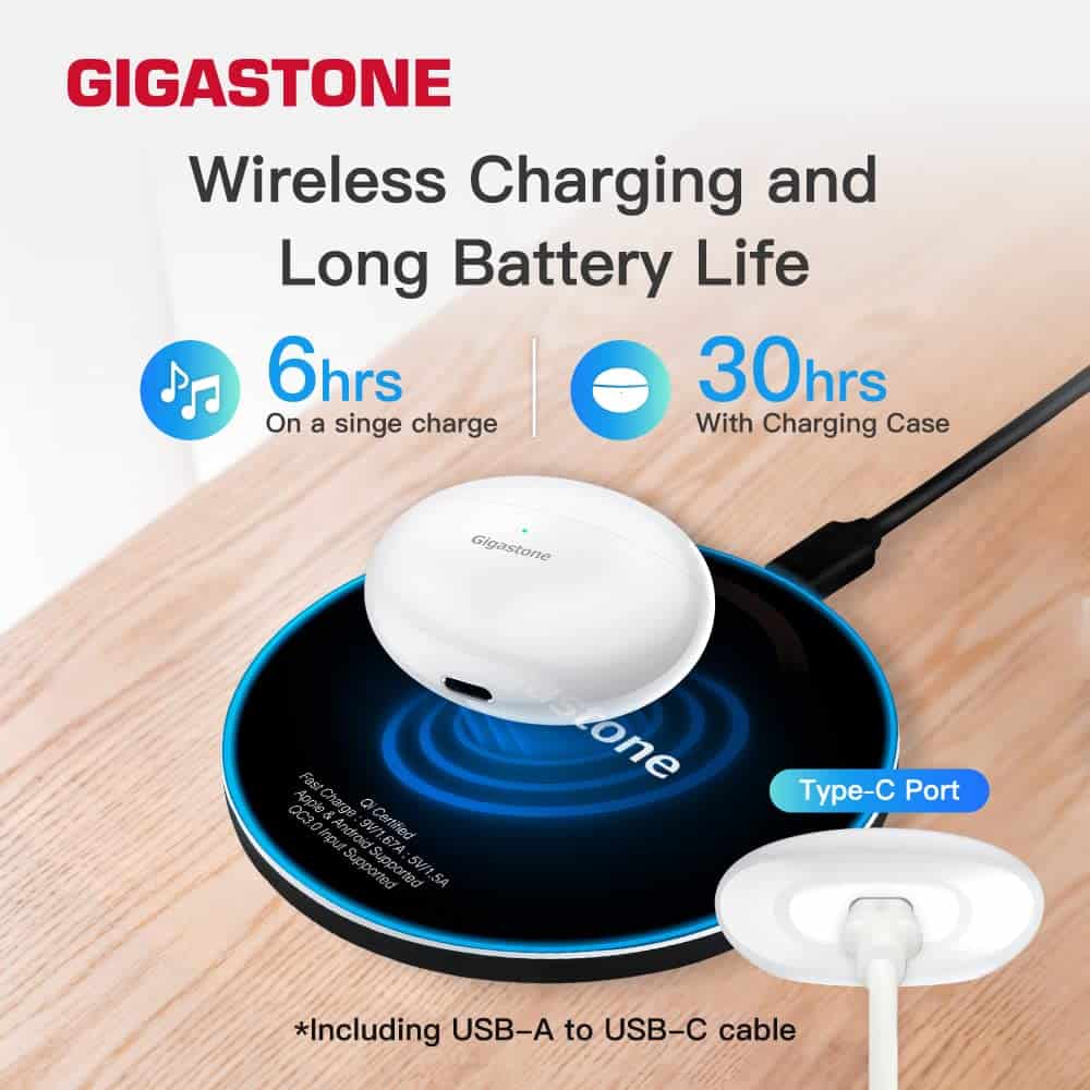 Auriculares inalámbricos Gigastone TWS TAQ1 True, Bluetooth - Imagen 5