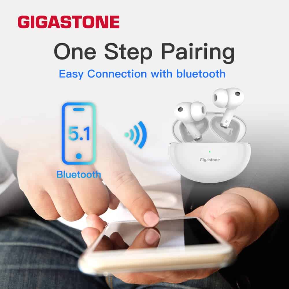 Auriculares inalámbricos Gigastone TWS TAQ1 True, Bluetooth - Imagen 6