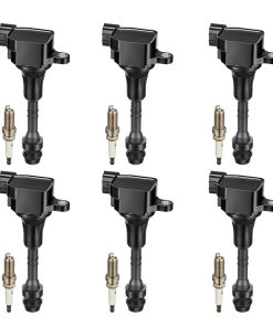 Conjunto de 6 bobinas de encendido UF401 y bujías de iridio
