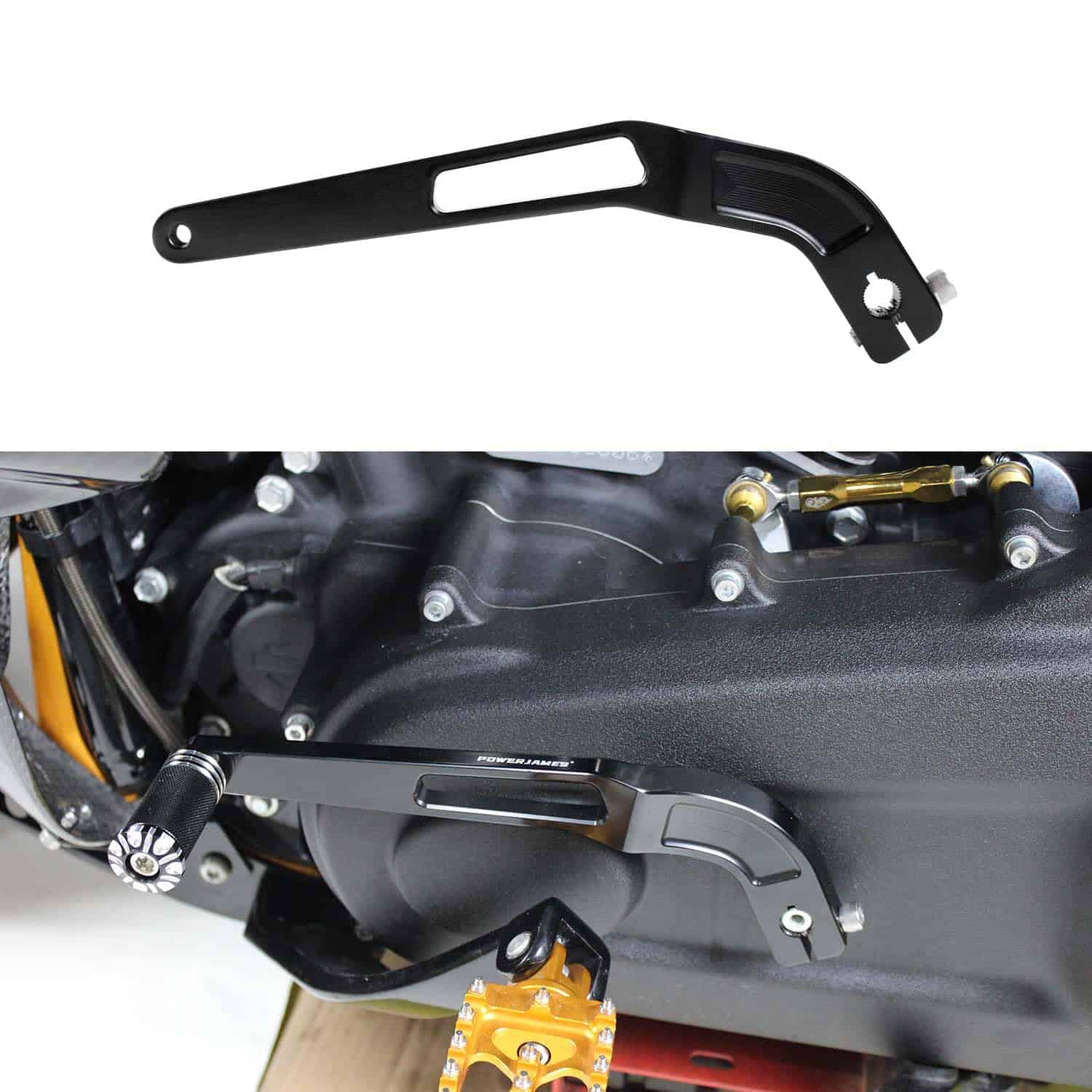 Palanca de embrague de cambio POWER JAMES negra para