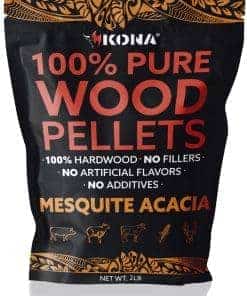 Pellets de Humo Kona 100% Mesquite, Para Parrilla Exterior