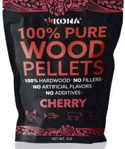 Pellets de Madera de Cerezo Kona 100%, para Parrilla