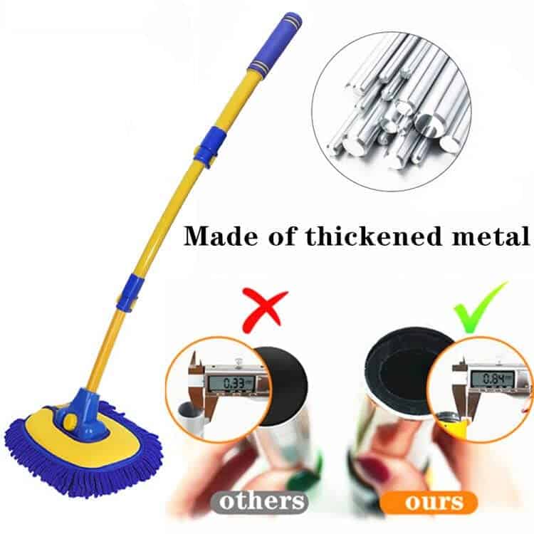 BMLEI Cepillo de Lavado de Autos con Mango Largo, Juego de - Imagen 3